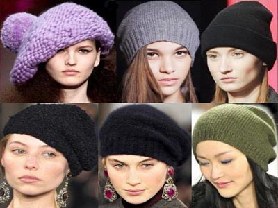 Головные уборы на зиму 2014 года