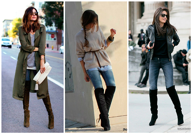 Ботфорты и джинсы