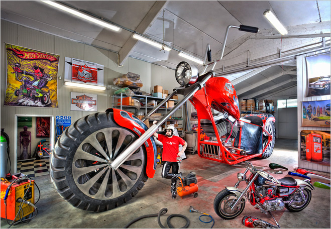 Самый большой мотоцикл на ходу